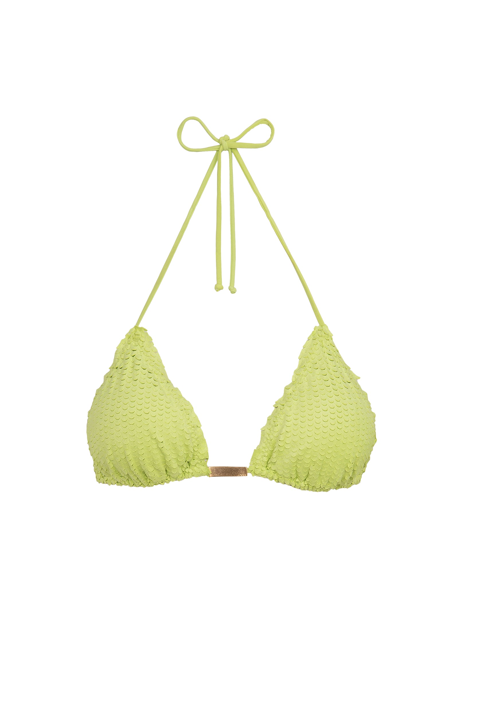 Vix Lime Scales Ripple Tri Top