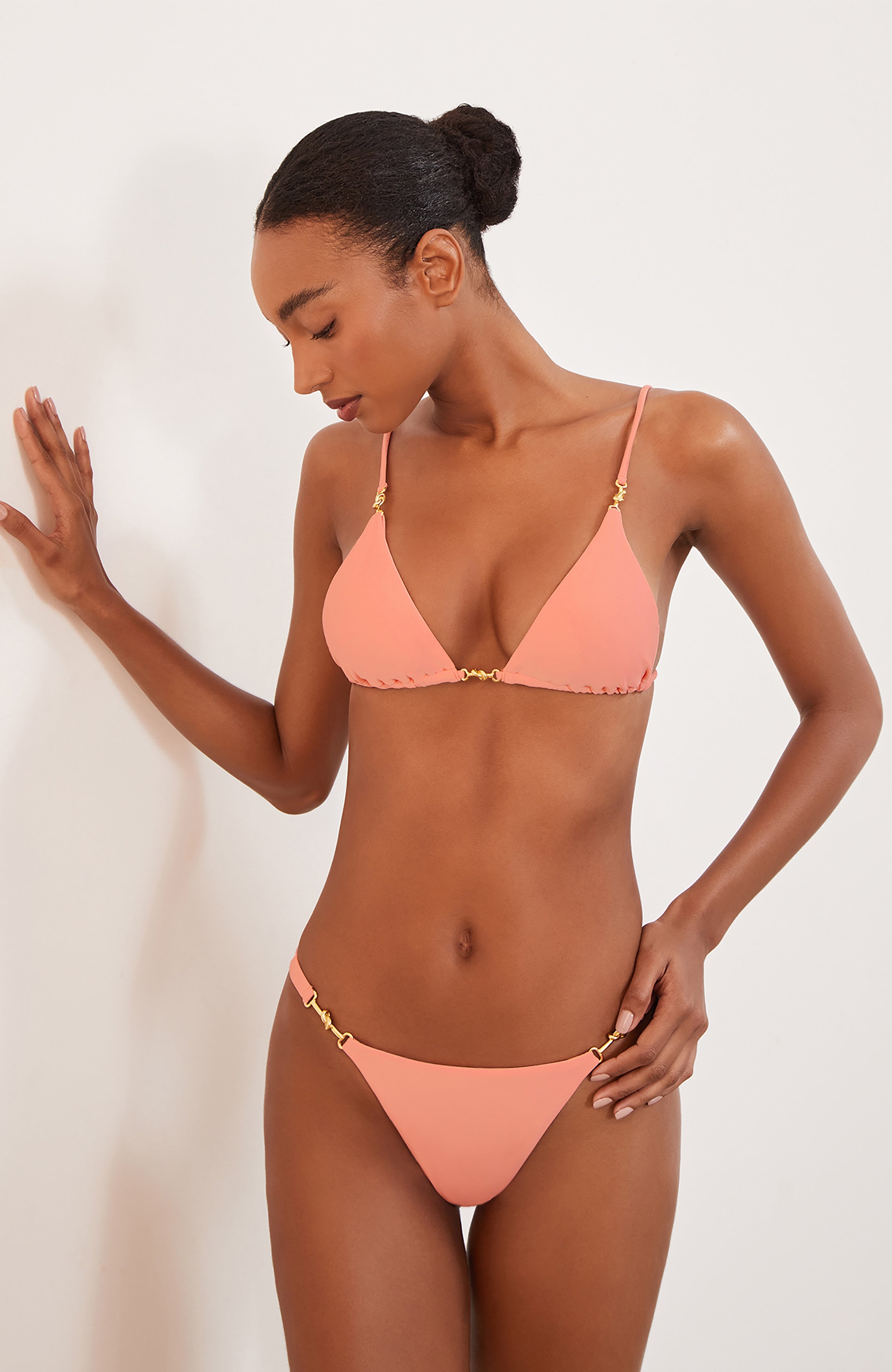 Vix Peach Cora Detail Cheeky Bottom
