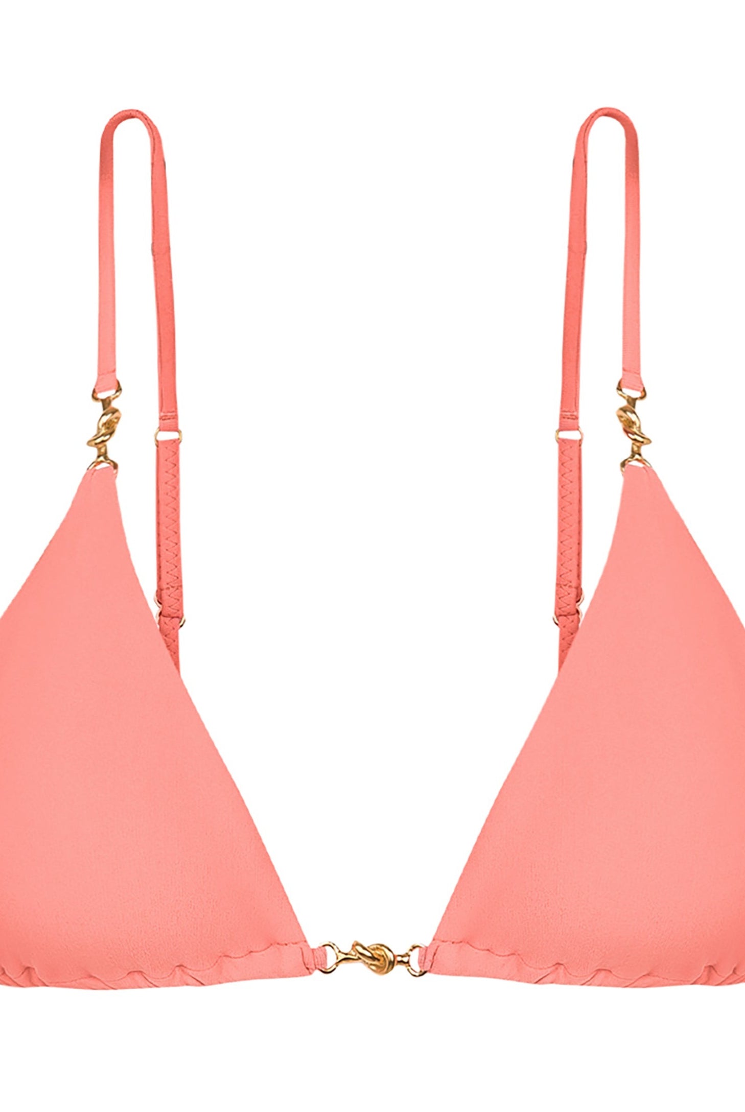Vix Peach Cora Parallel Tri Top
