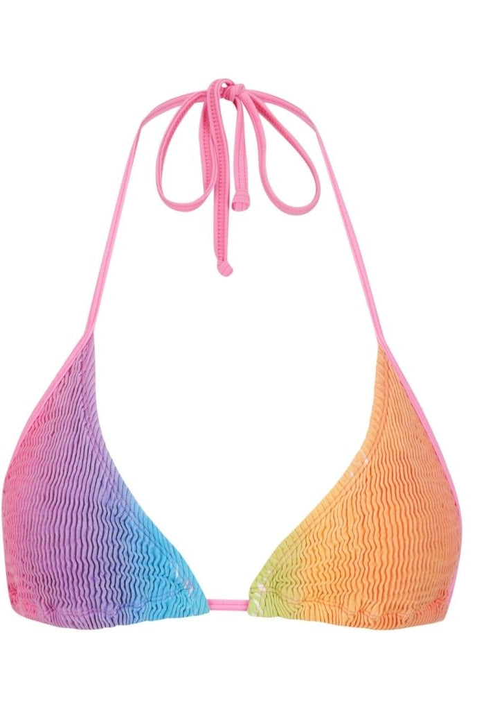 Cleonie Swim Rainbow Bells Kini Triangle Top