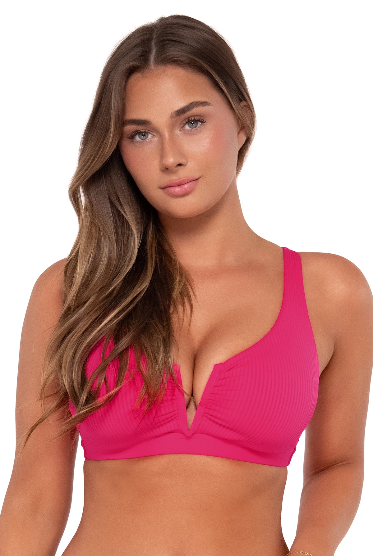 Sunsets Begonia Sandbar Rib Vienna V-Wire Top