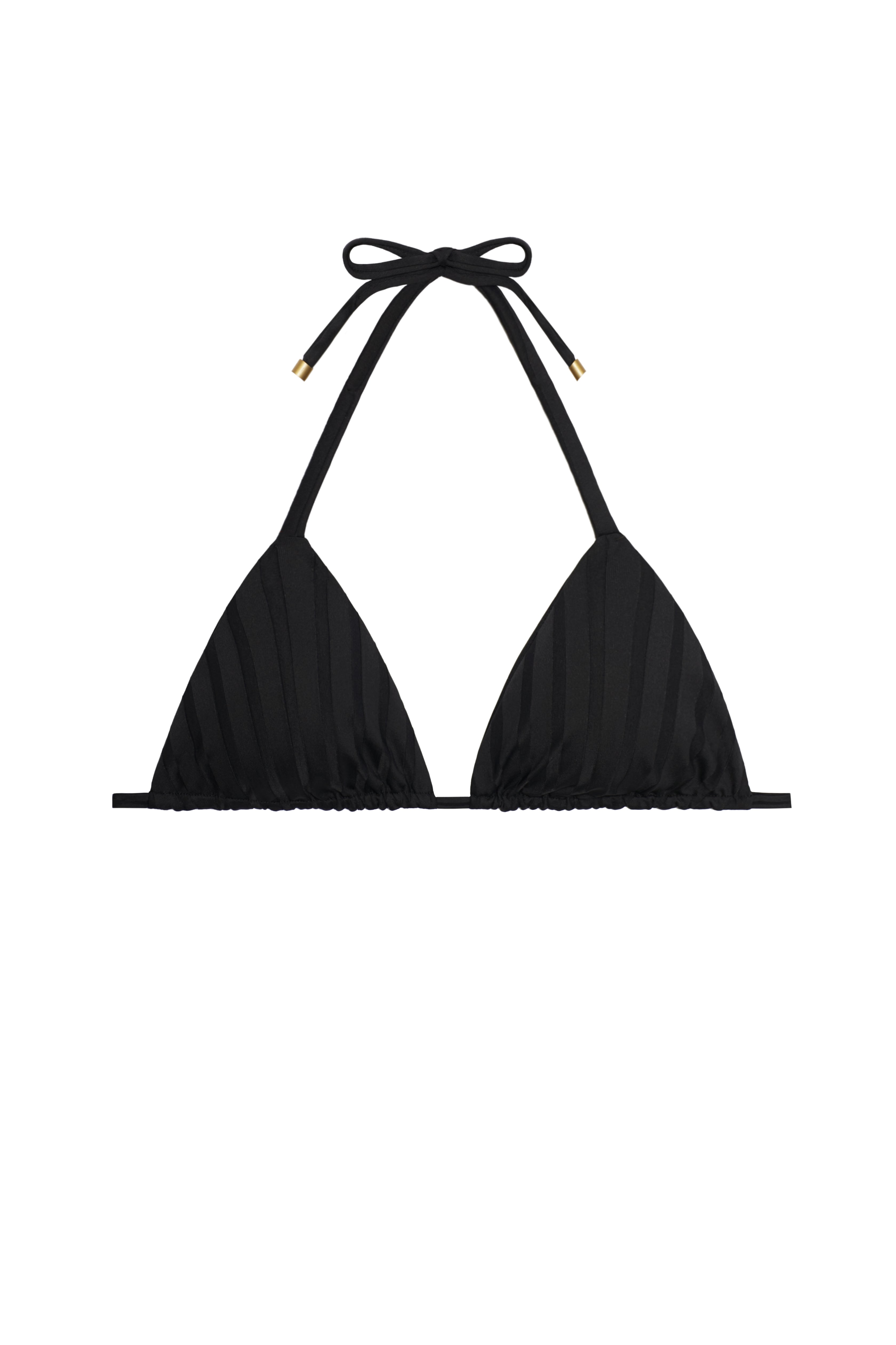 Vitamin A Black SuperRib Gia Triangle Top