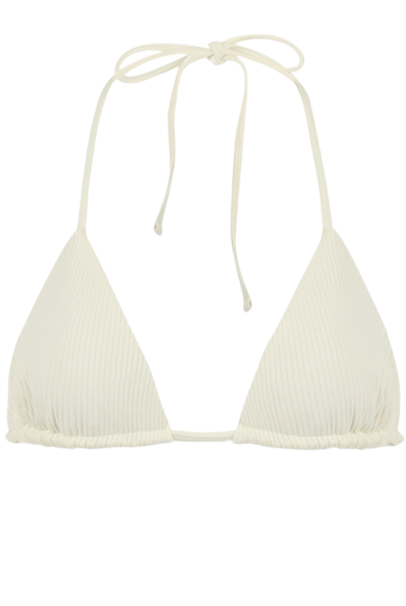 Bromelia Coconut Ribbed Gabriela Bikini Top