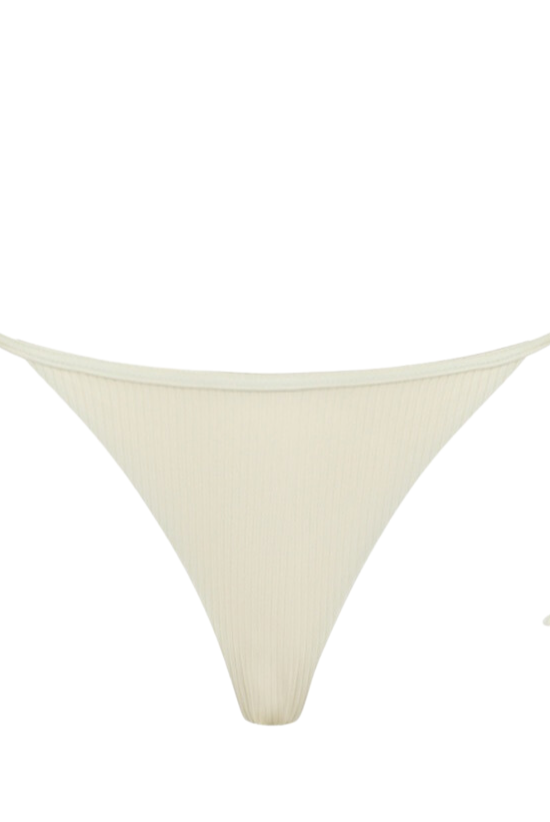 Bromelia Coconut Ribbed Gabriela Bikini Bottoms
