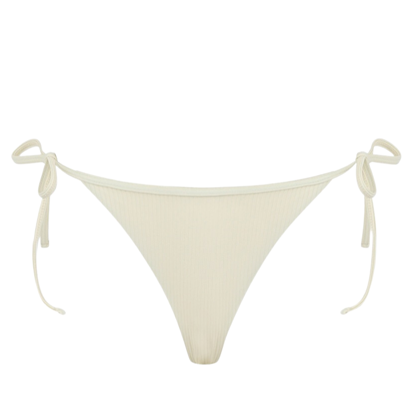 Bromelia Coconut Ribbed Gabriela Bikini Bottoms