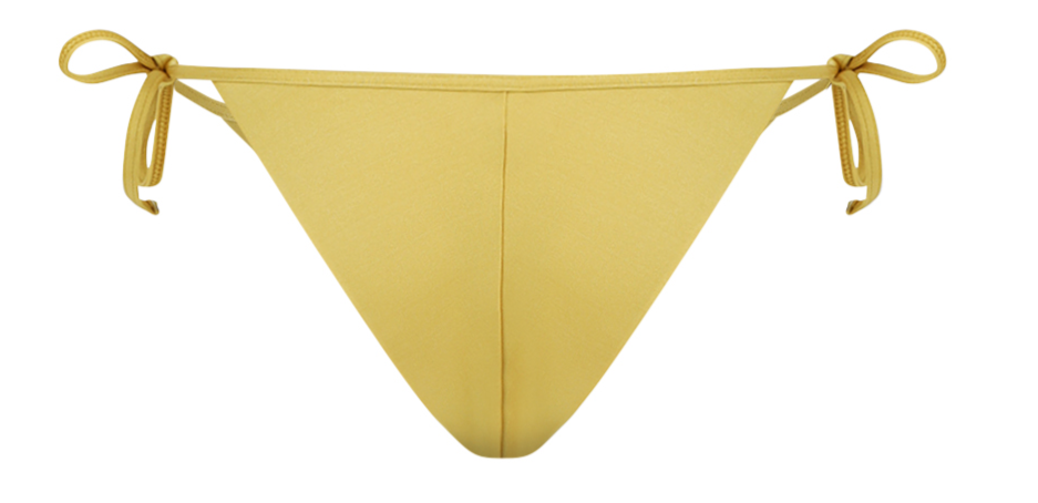 Bromelia Metallic Gold Gabriela Bikini Bottoms