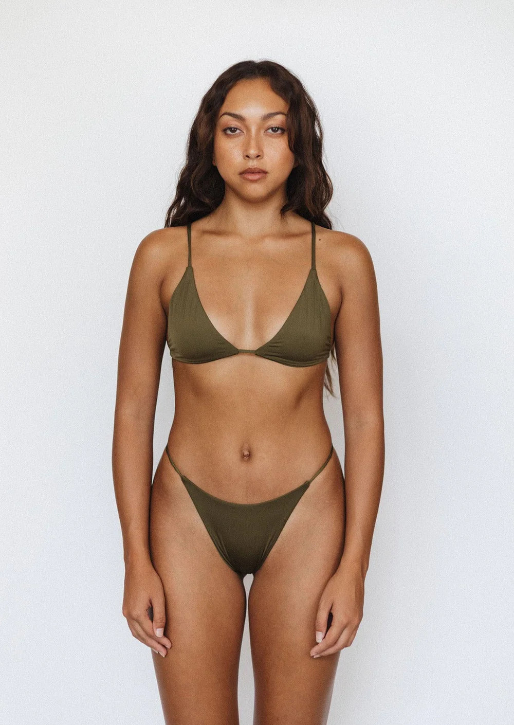 MAI Deluxe Olive String Top