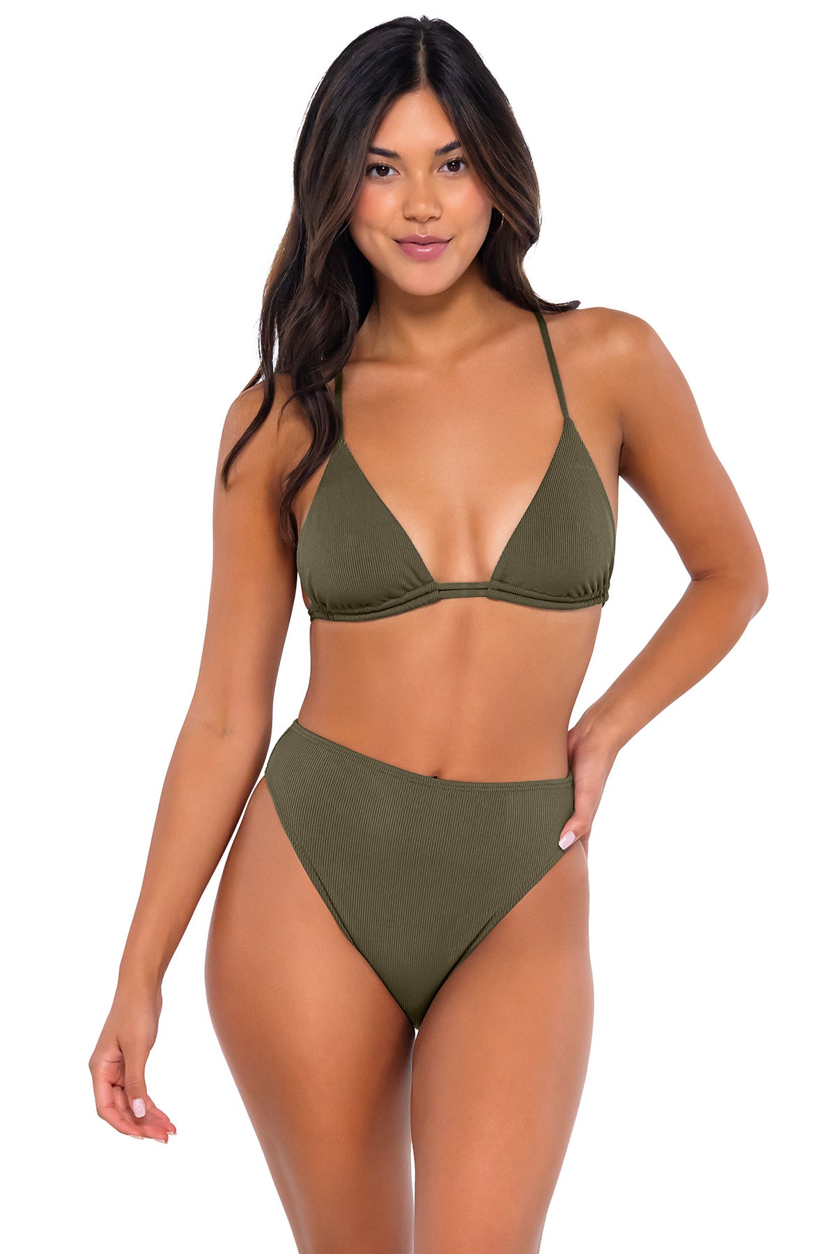 Bestswimwear Seaweed Rib High Standards Bottom