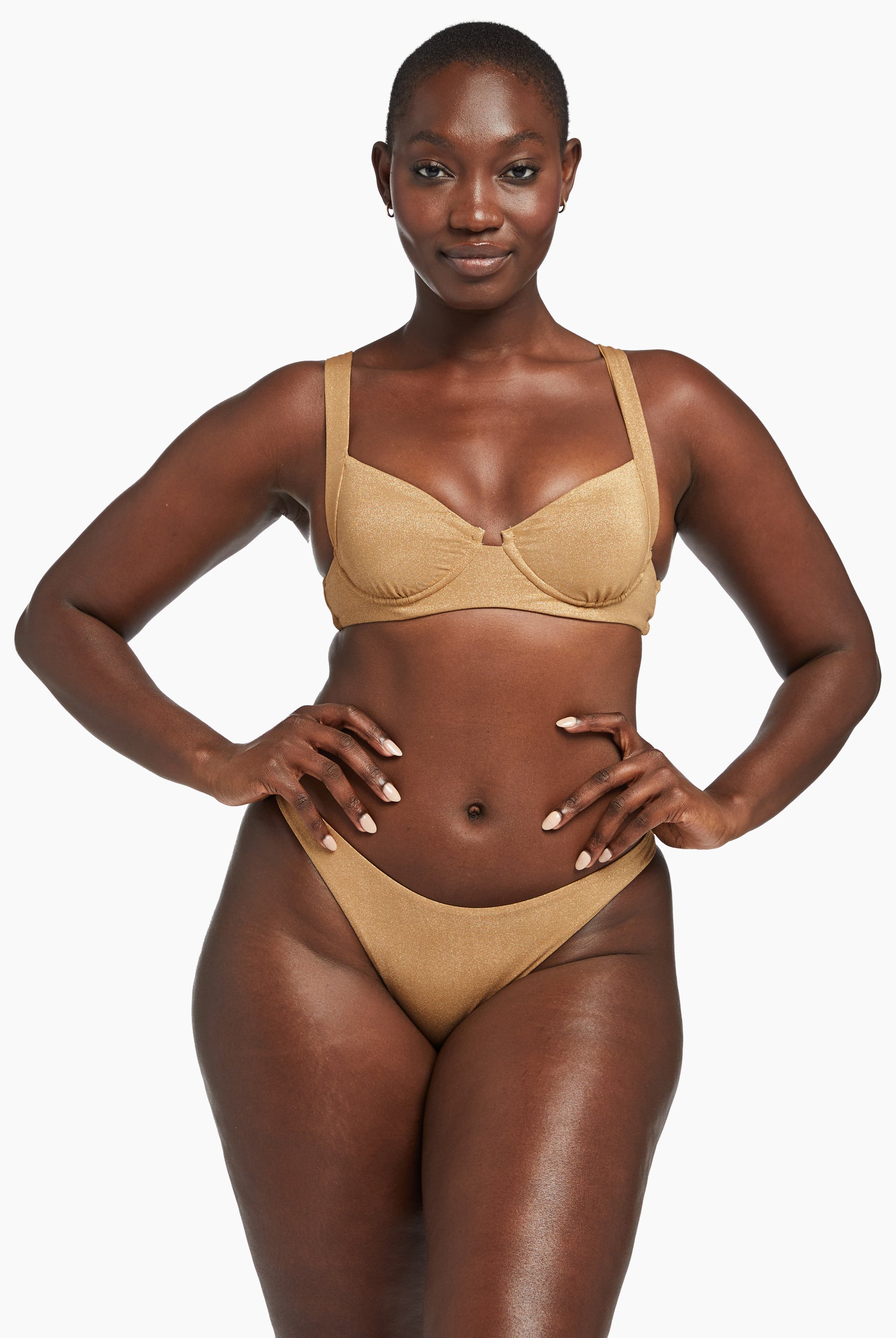 Vitamin A Golden Glow Metallic California High-leg