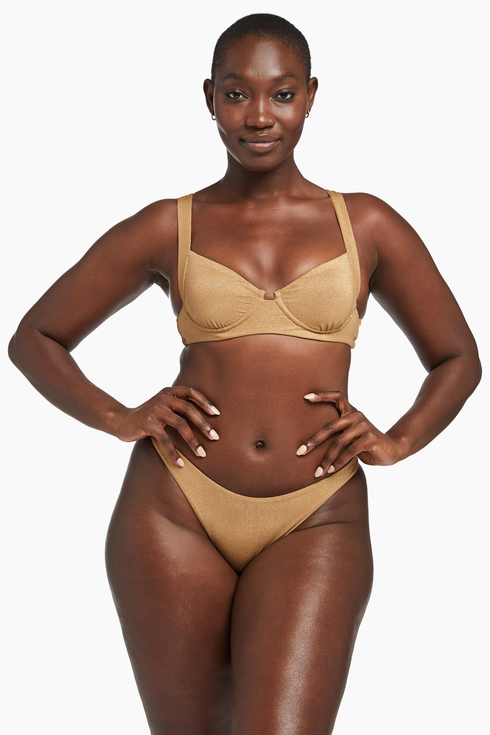 Vitamin A Golden Glow Metallic California High-leg