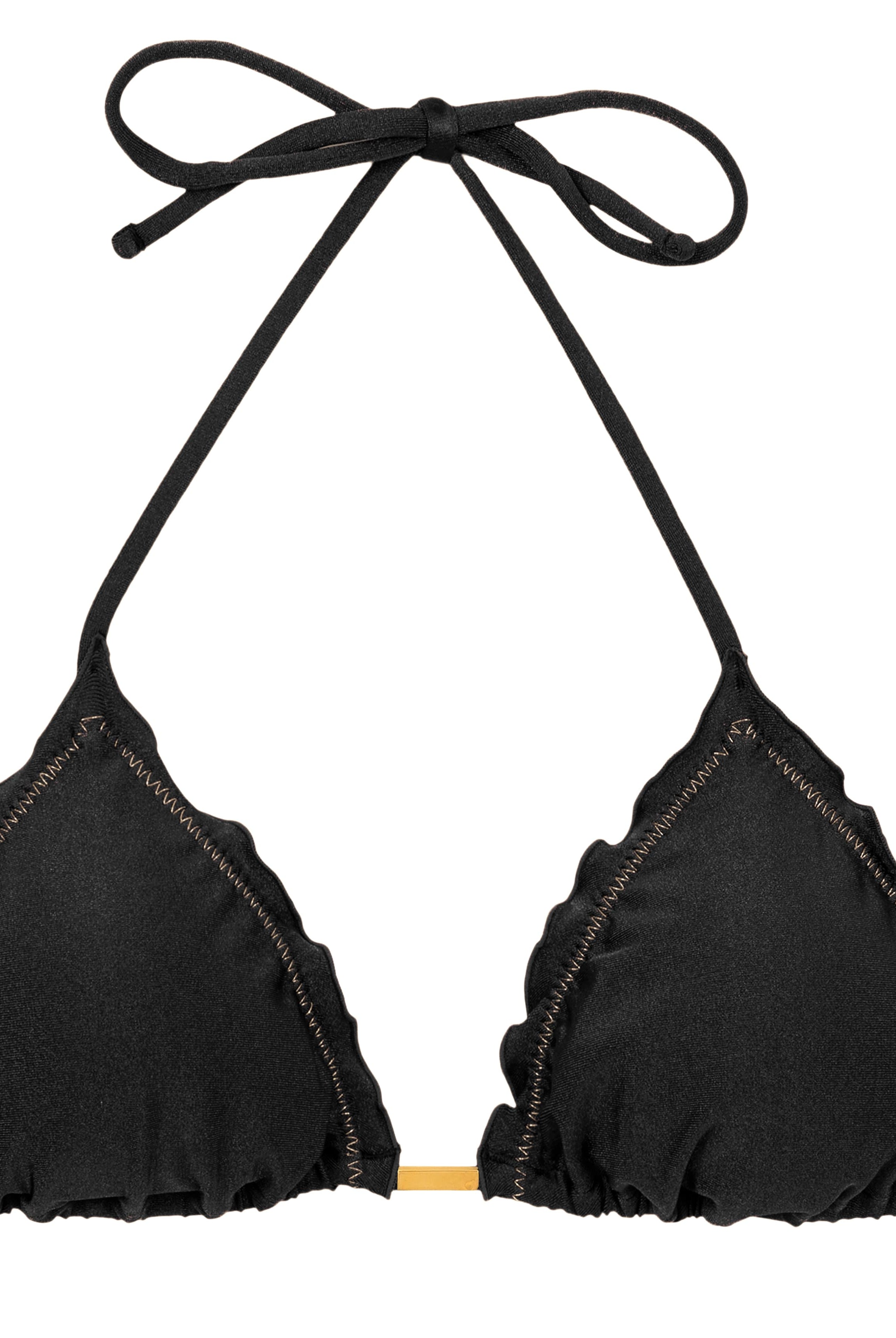 Rio De Sol Shimmer-Black Frufru Top