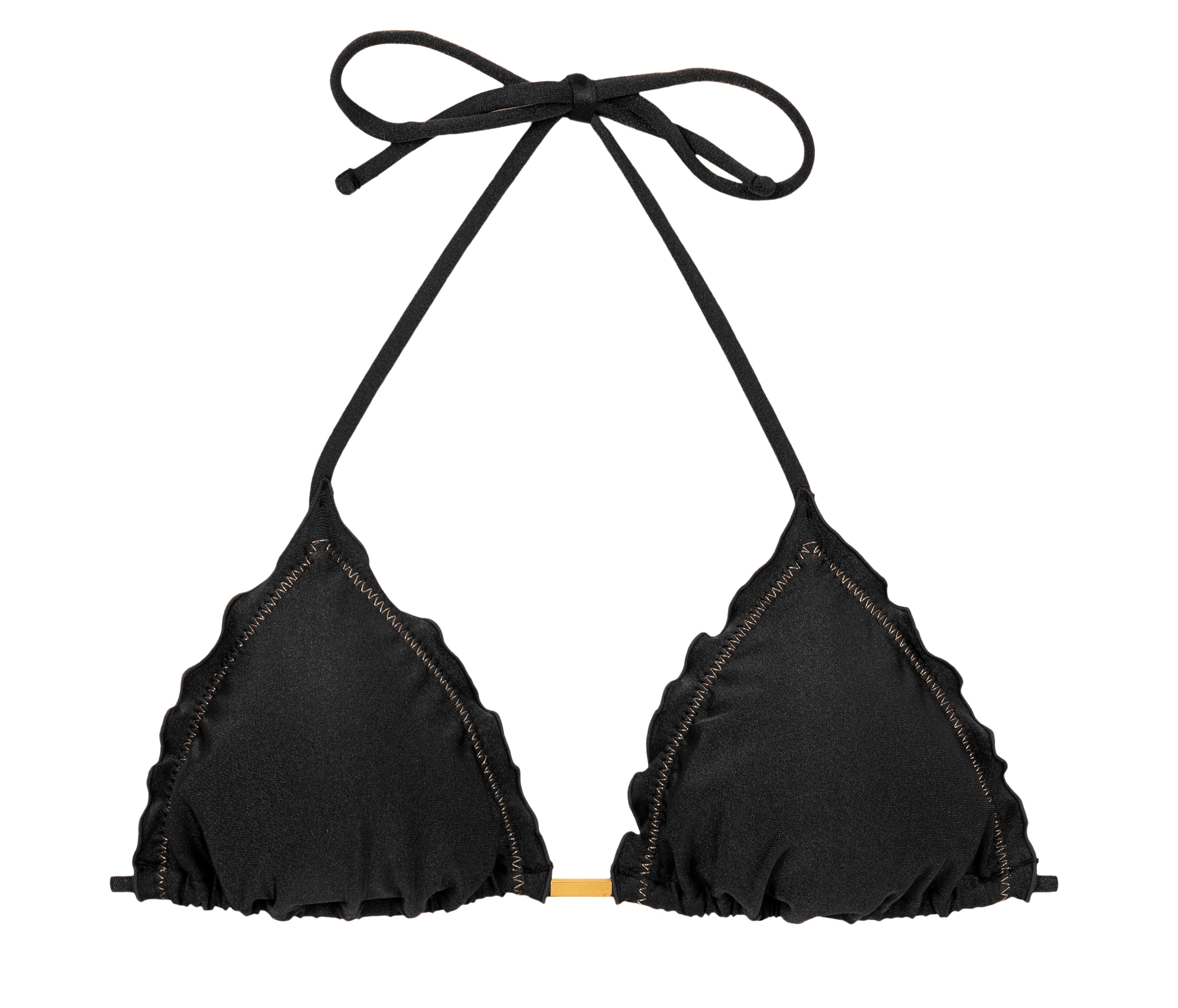 Rio De Sol Shimmer-Black Frufru Top