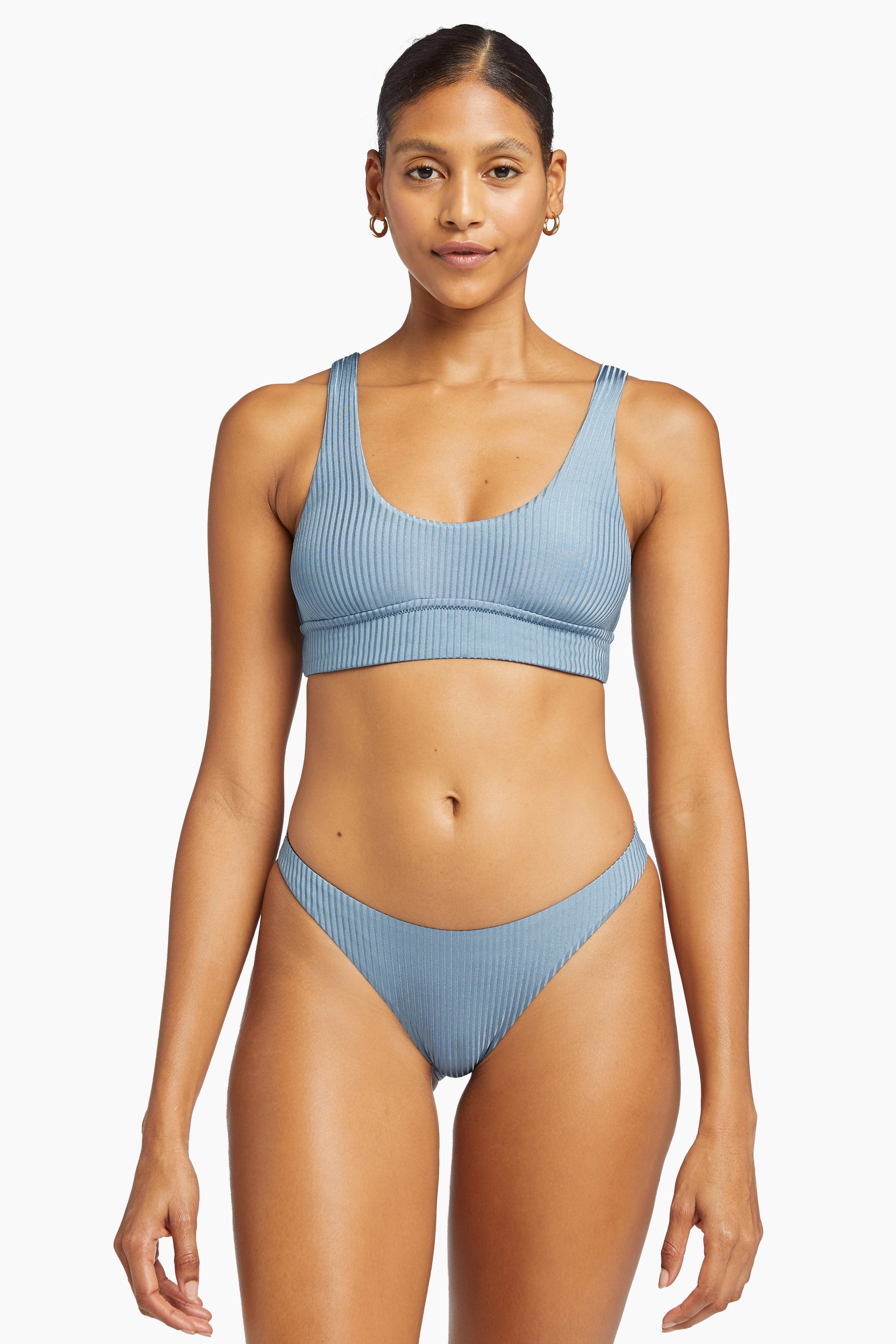 Vitamin A Slate Shimmer Rib California High-Leg