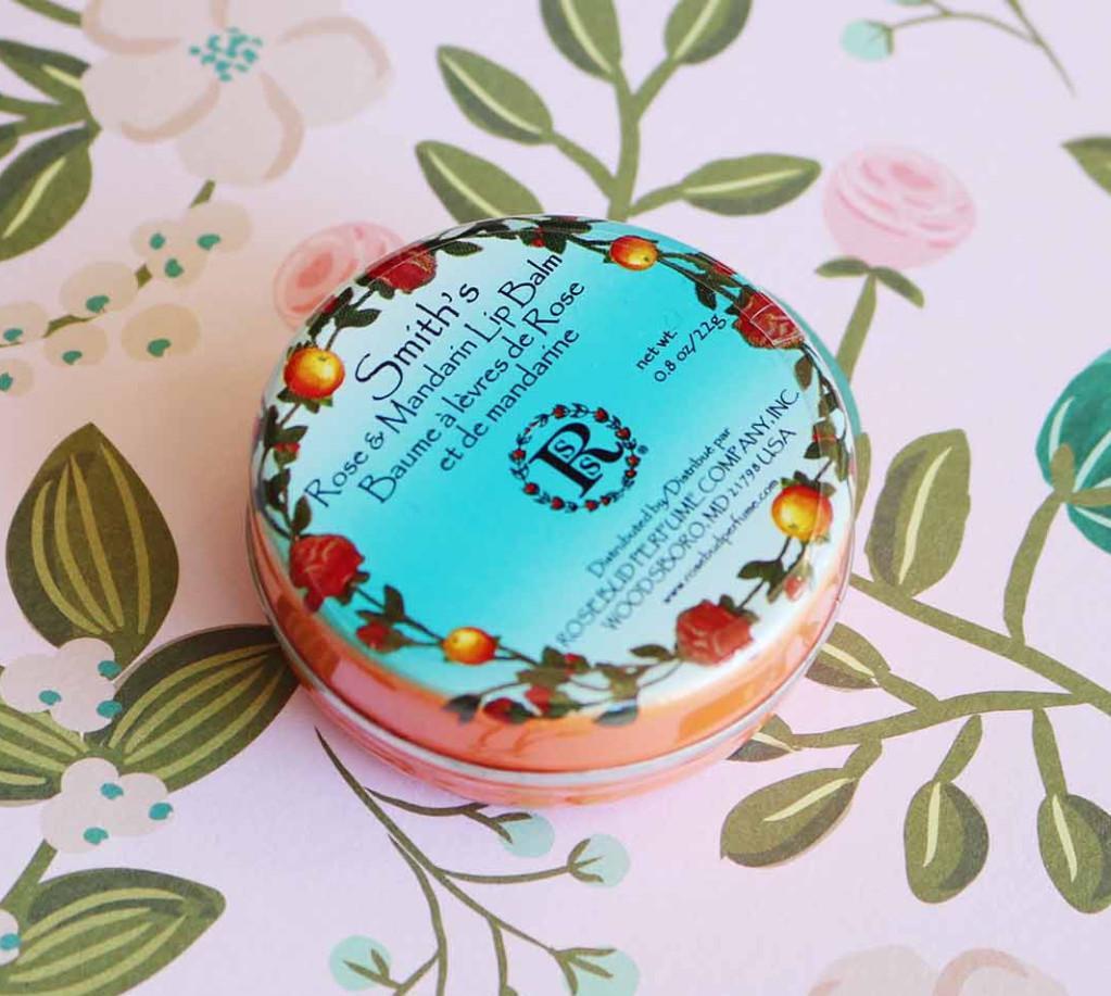 Rosebud Perfume Co. Rose & Mandarin Lip Balm