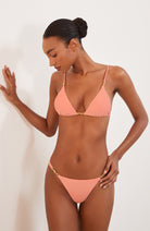 Vix Peach Cora Parallel Tri Top