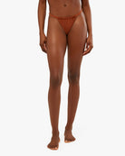 Weworewhat Espresso Adjustable Ruched Bottom