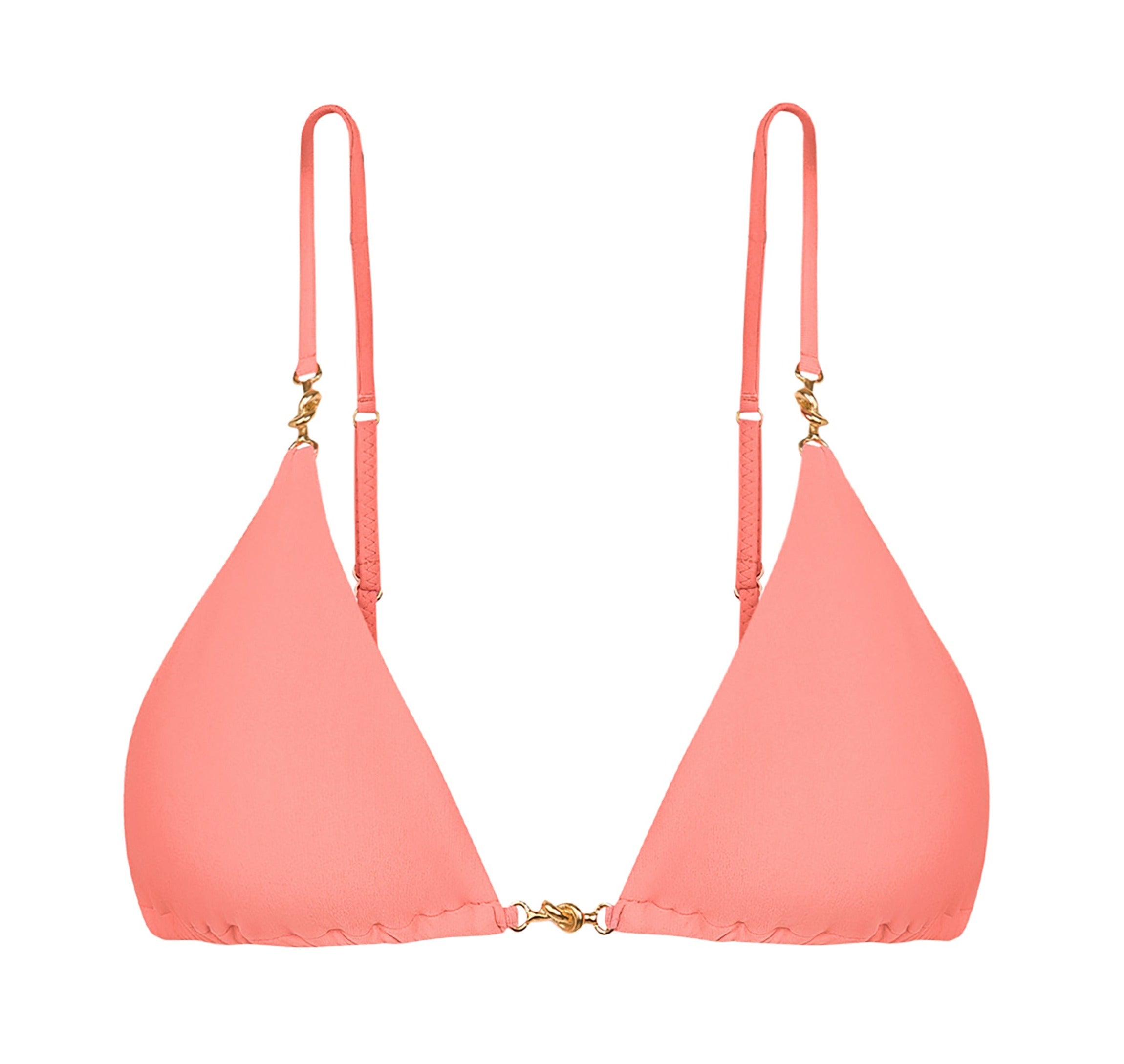 Vix Peach Cora Parallel Tri Top