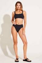 Vitamin A Black SuperRib Emmi High Waist