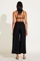 Vitamin A Black EcoLinen Tallows Wide Leg Pant