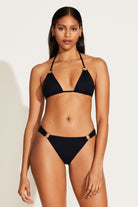 Vitamin A Black EcoRib Cosmo Top