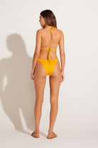 Vitamin A Sunflower Pucker Rib Cali High Leg Bottom