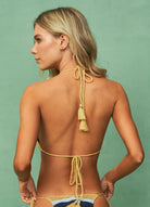Maaji Chevron Crochet Balty Sliding Triangle Bikini Top