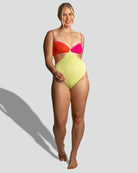 Cleonie Swim Tri Color Lorne Maillot