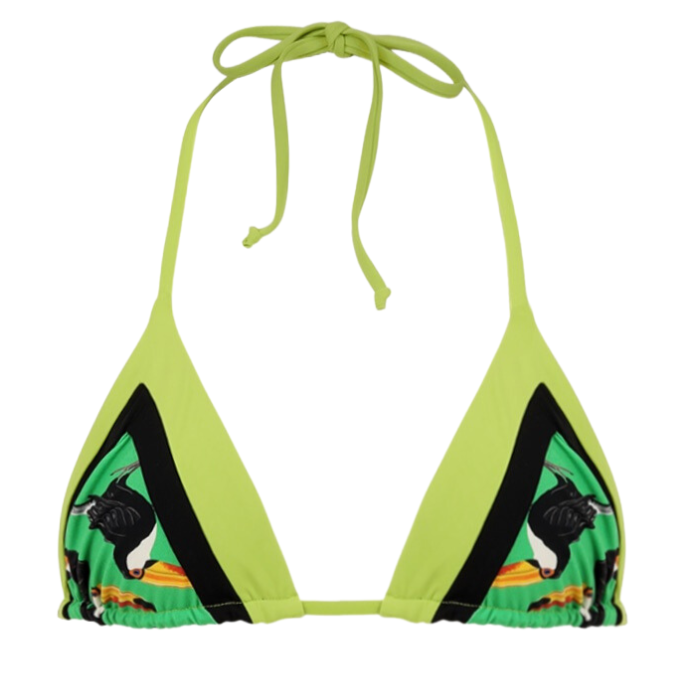 Bromelia Lime Maragogi Bikini Top