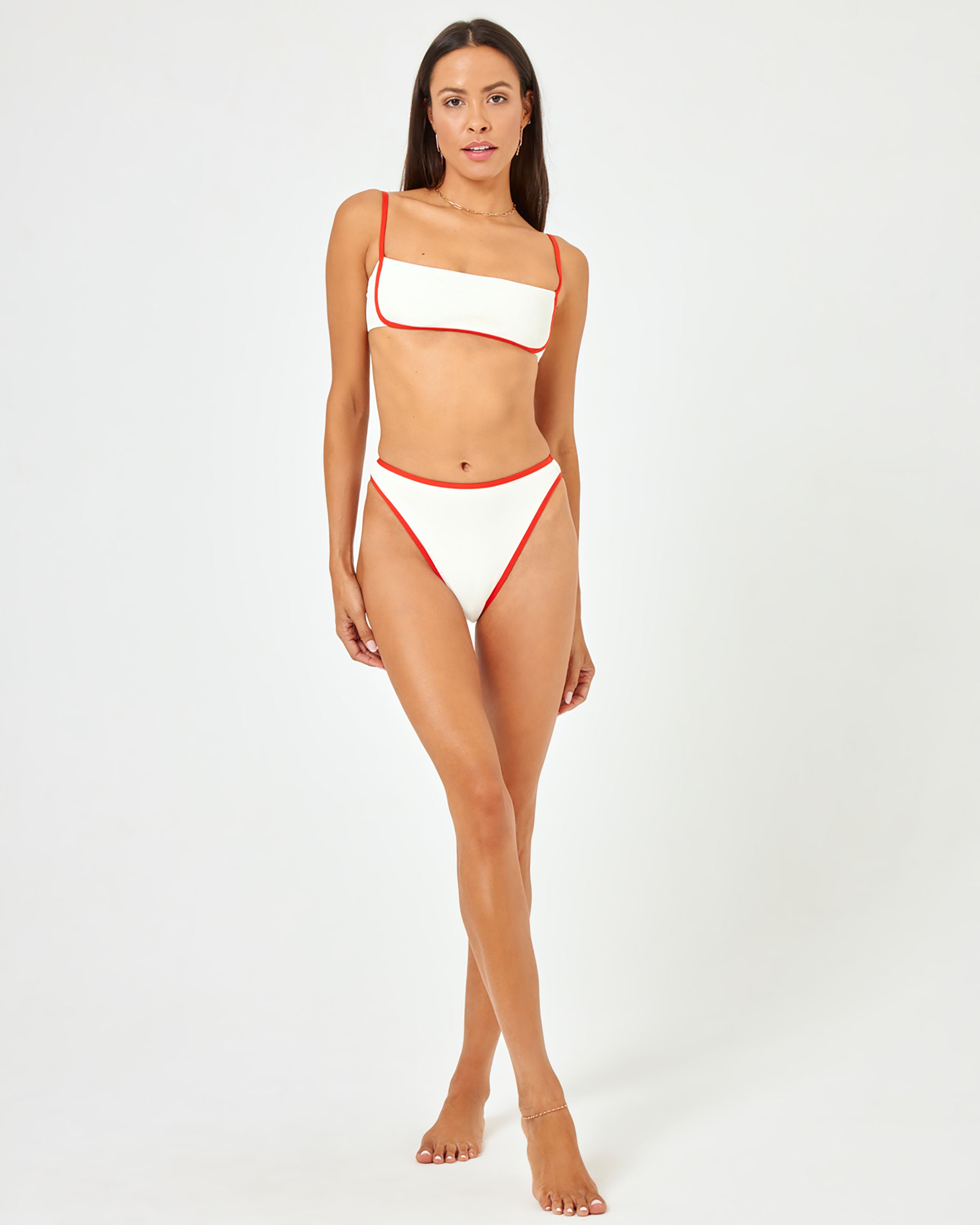 LSPACE Cream/Pimento Nora Bottom Bitsy