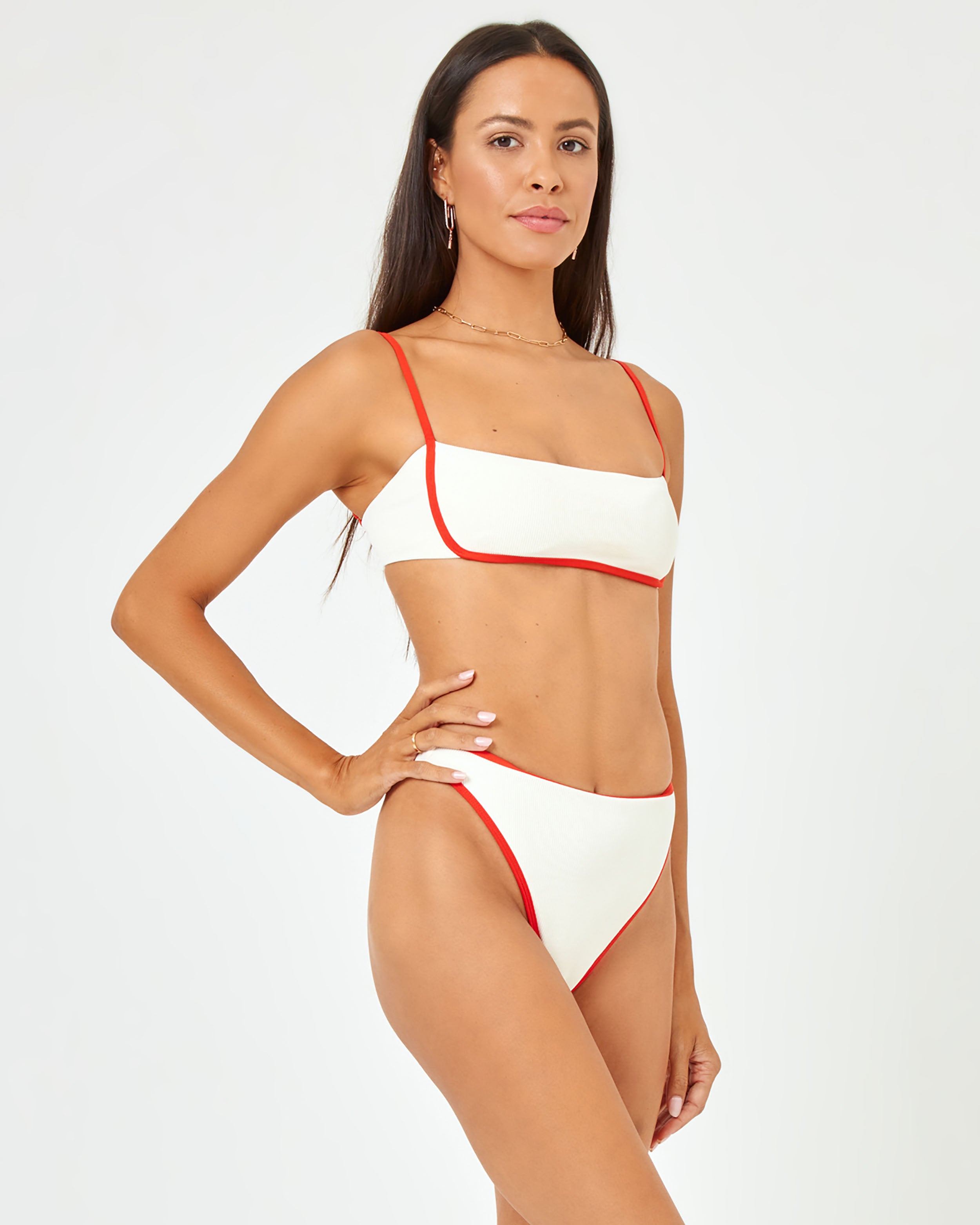 LSPACE Cream/Pimento Nora Bottom Bitsy