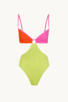 Cleonie Swim Tri Color Lorne Maillot