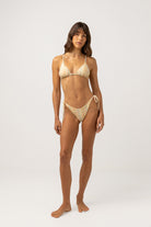 Rhythm Gold Sunray Tie Side Hi Cut Pant
