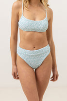 Rhythm White Biscay Floral Smocked Xanadu Pant
