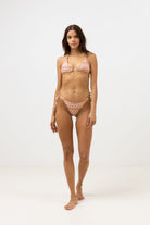 Rhythm Pink Salt Maya Geo Tie Side Hi Cut Pant