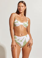 Poolside Paradiso Palm Islander Hi Waist Bottom