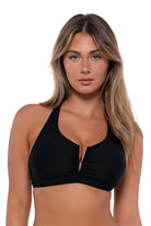 Sunsets Black Vienna V-Wire Top