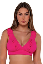 Sunsets Begonia Sandbar Rib Willa Wireless Top