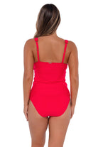 Sunsets Geranium Elsie Tankini Top