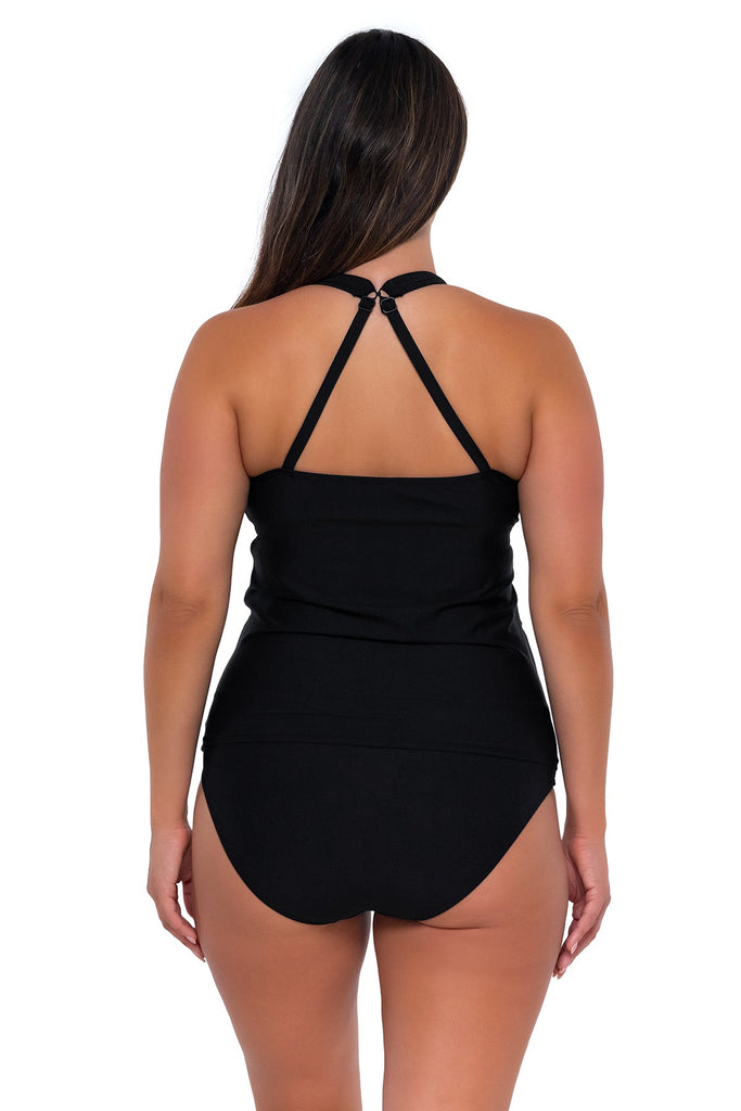 Sunsets Escape Black Emerson Tankini Top