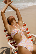 LSPACE Oopsie Daisy Marina One Piece Bitsy