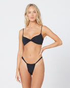 LSPACE Black Gina Bottom Bitsy