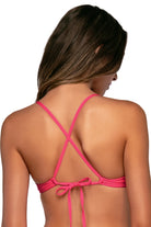 Bestswimwear by B Swim Pink Flamingo Tahiti Tie Front
