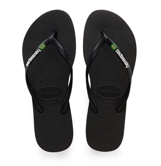 Havaianas Black Slim Brazil Sandal