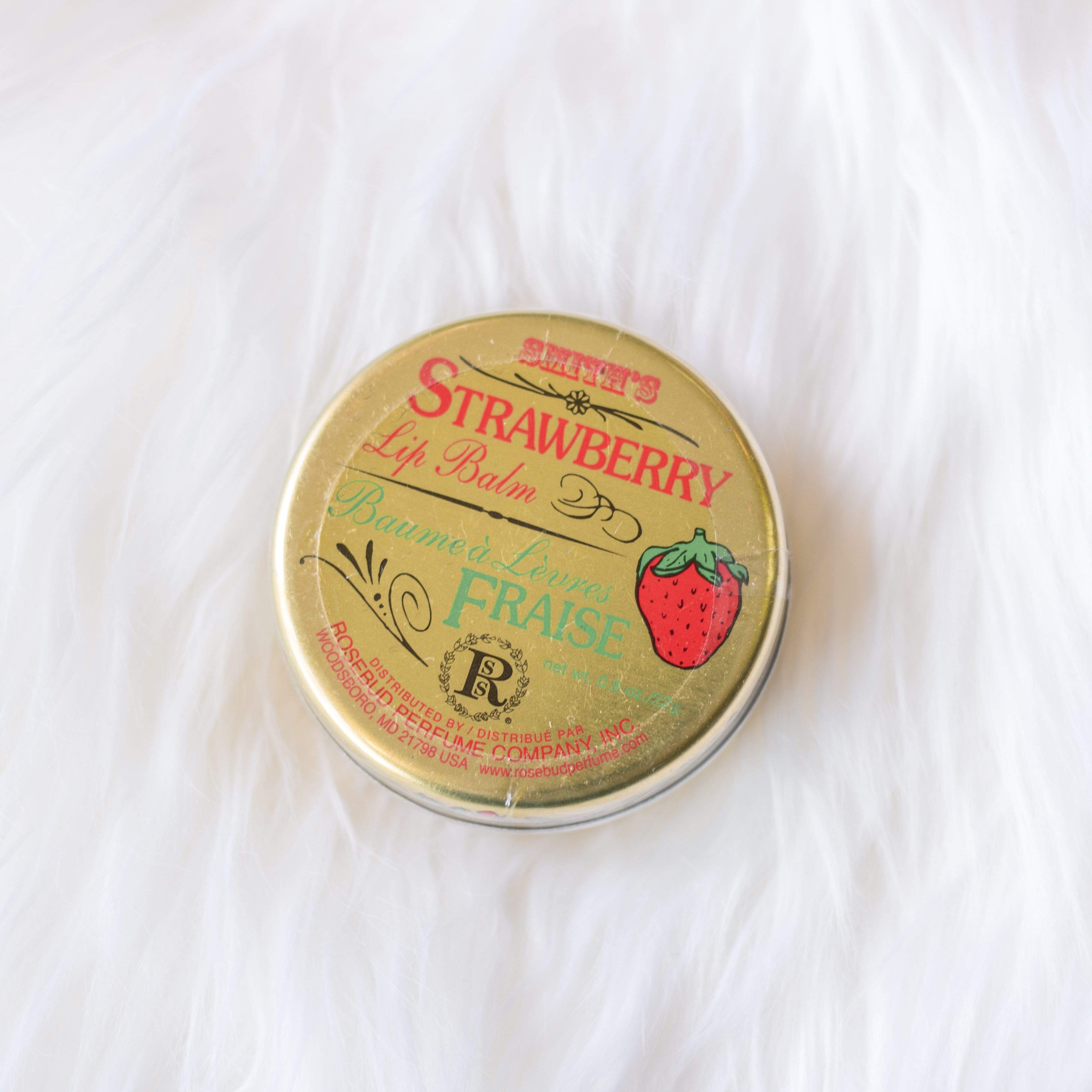 Rosebud Perfume Co. Smith’s Strawberry Lip Balm