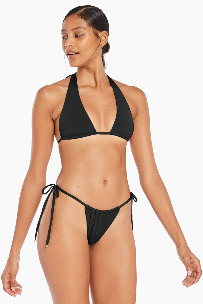 Bestswimwear -  Vitamin A Black EcoLux Milana Tie Side Top